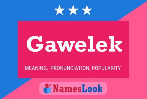 Póster del nombre Gawelek