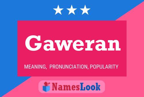 Póster del nombre Gaweran