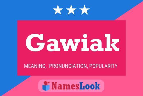 Póster del nombre Gawiak