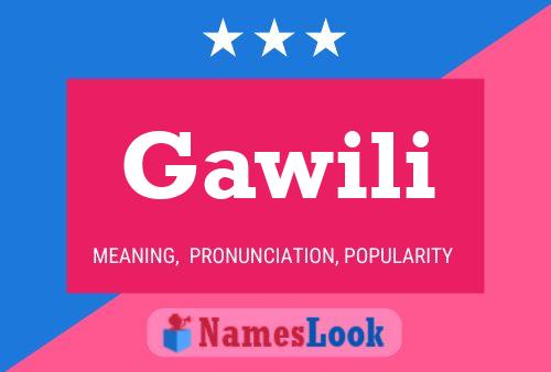 Póster del nombre Gawili