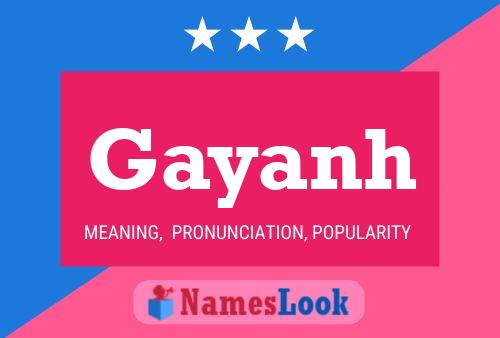 Póster del nombre Gayanh