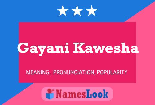 Póster del nombre Gayani Kawesha