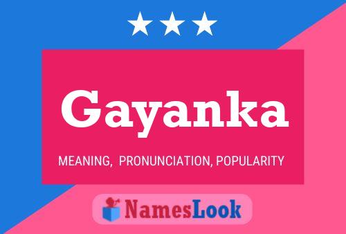 Póster del nombre Gayanka