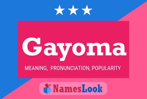 Póster del nombre Gayoma