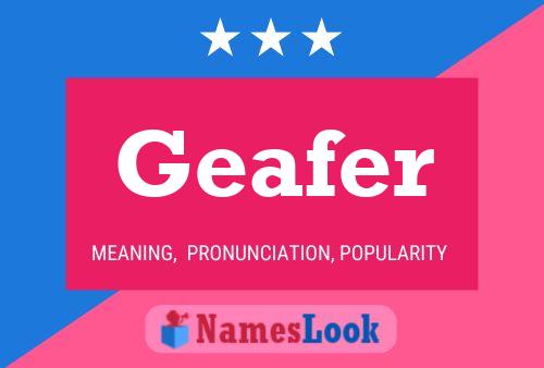 Póster del nombre Geafer