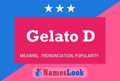 Póster del nombre Gelato D