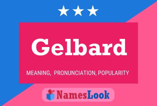 Póster del nombre Gelbard