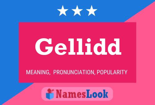 Póster del nombre Gellidd