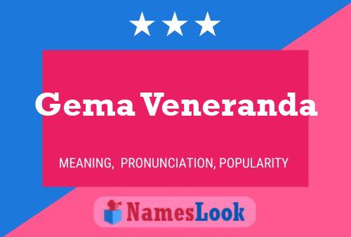 Póster del nombre Gema Veneranda