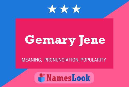 Póster del nombre Gemary Jene