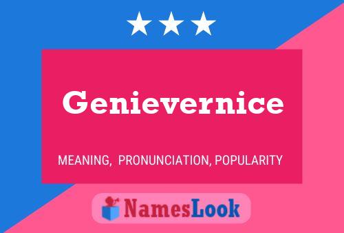 Póster del nombre Genievernice