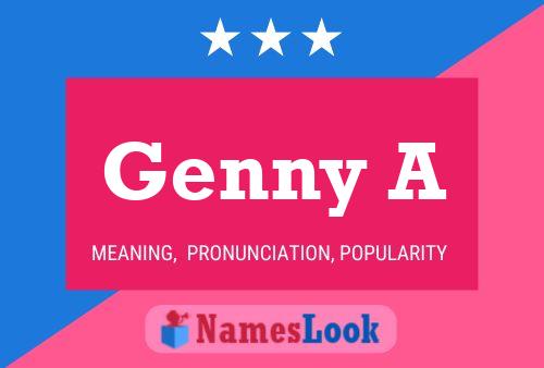 Póster del nombre Genny A