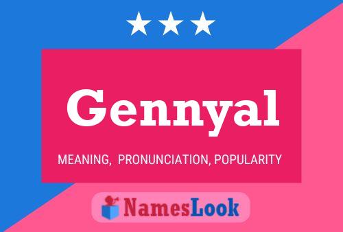 Póster del nombre Gennyal