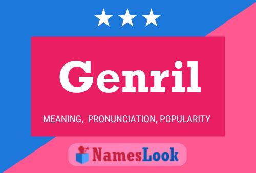 Póster del nombre Genril