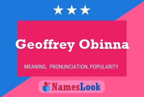 Póster del nombre Geoffrey Obinna