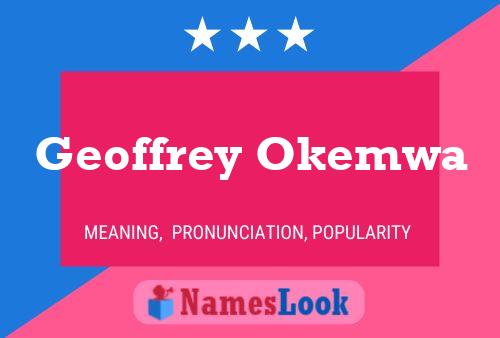 Póster del nombre Geoffrey Okemwa