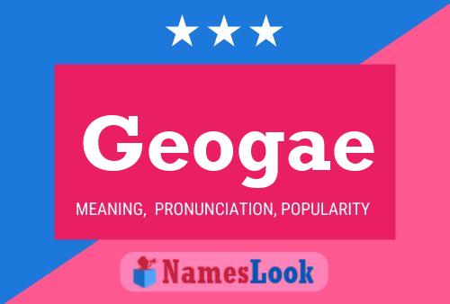 Póster del nombre Geogae