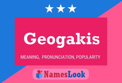 Póster del nombre Geogakis