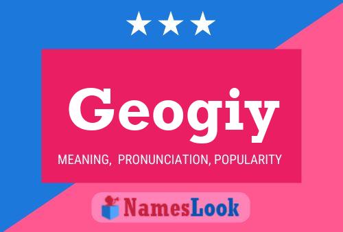 Póster del nombre Geogiy