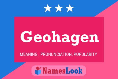 Póster del nombre Geohagen