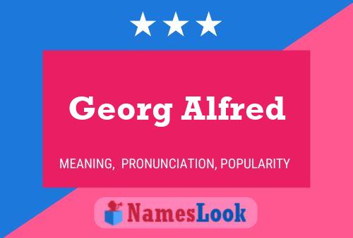 Póster del nombre Georg Alfred