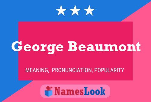 Póster del nombre George Beaumont