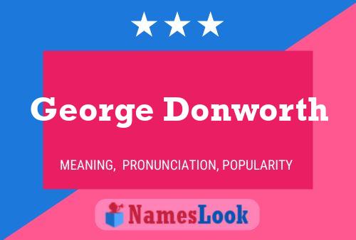 Póster del nombre George Donworth