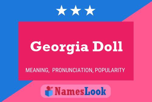 Póster del nombre Georgia Doll