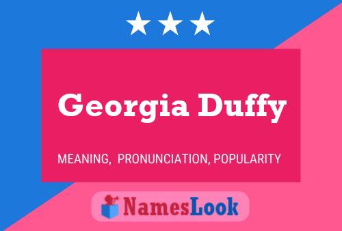 Póster del nombre Georgia Duffy