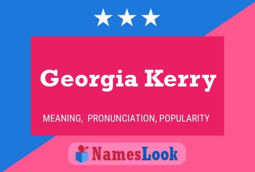 Póster del nombre Georgia Kerry