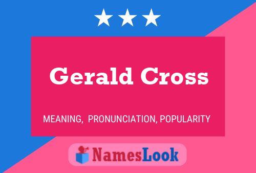 Póster del nombre Gerald Cross