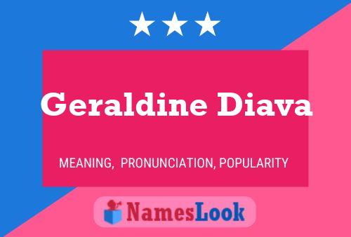 Póster del nombre Geraldine Diava