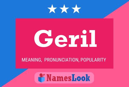 Póster del nombre Geril