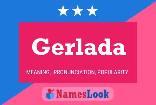 Póster del nombre Gerlada