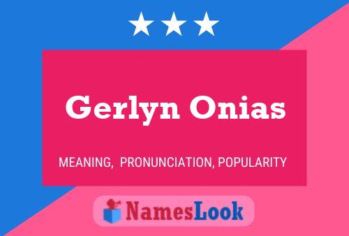 Póster del nombre Gerlyn Onias