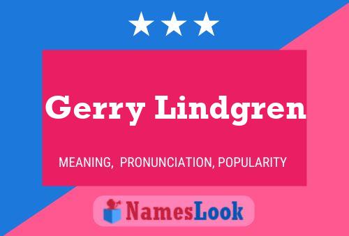 Póster del nombre Gerry Lindgren