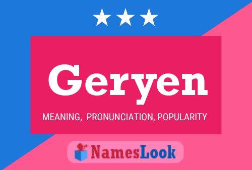 Póster del nombre Geryen