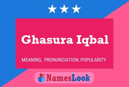 Póster del nombre Ghasura Iqbal