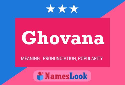 Póster del nombre Ghovana