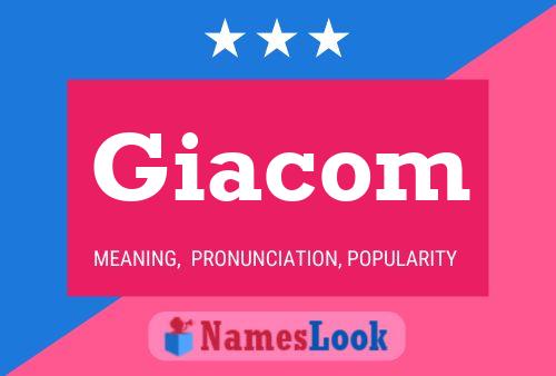 Póster del nombre Giacom