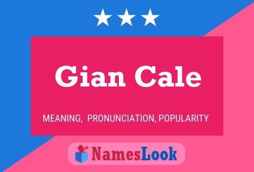 Póster del nombre Gian Cale