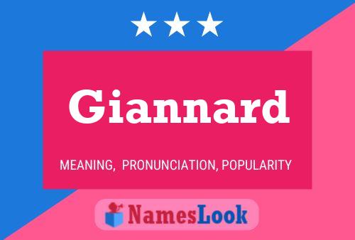 Póster del nombre Giannard