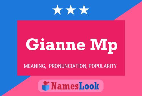 Póster del nombre Gianne Mp