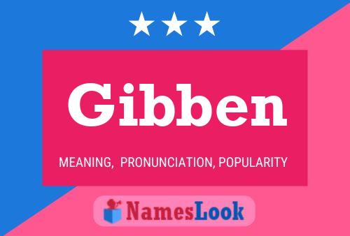 Póster del nombre Gibben