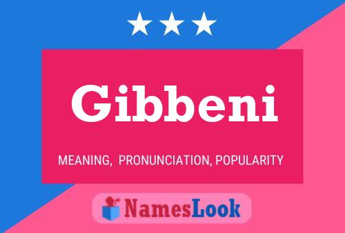 Póster del nombre Gibbeni