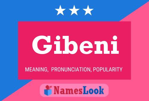 Póster del nombre Gibeni