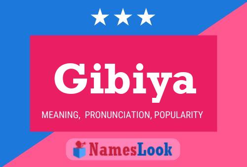 Póster del nombre Gibiya