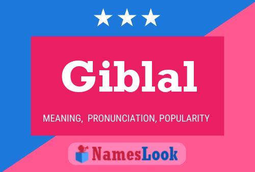 Póster del nombre Giblal