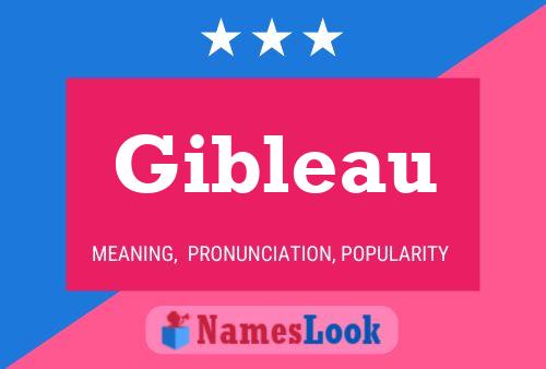 Póster del nombre Gibleau