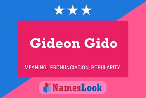 Póster del nombre Gideon Gido